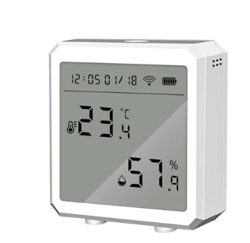 Wifi sıcaklık ve nem sensörü kablosuz akıllı termometre higrometre dedektörü - 0