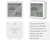 Wifi sıcaklık ve nem sensörü kablosuz akıllı termometre higrometre dedektörü - Thumbnail (3)